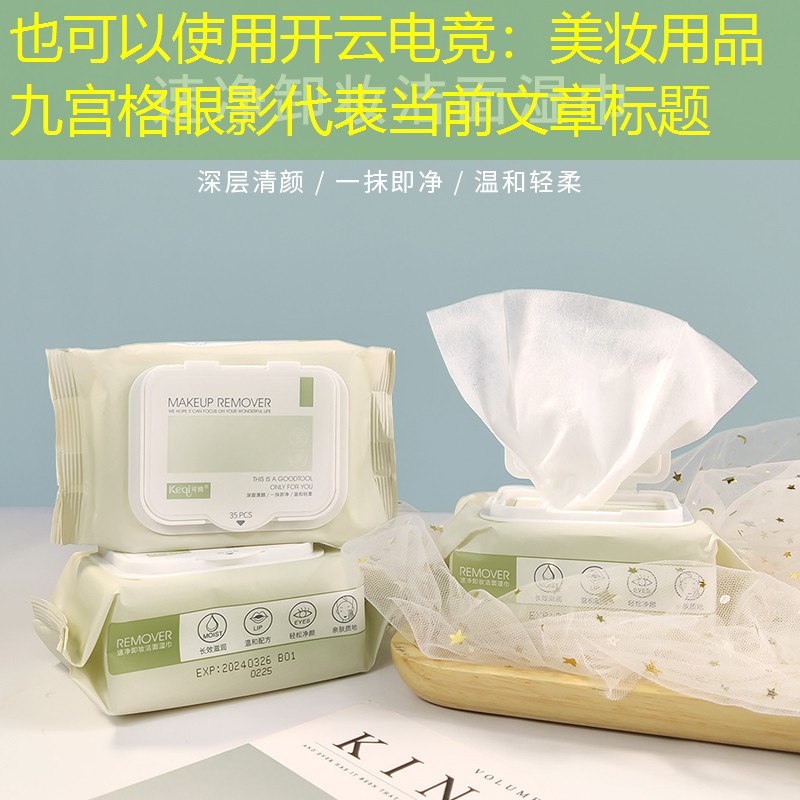 美妆用品九宫格眼影
